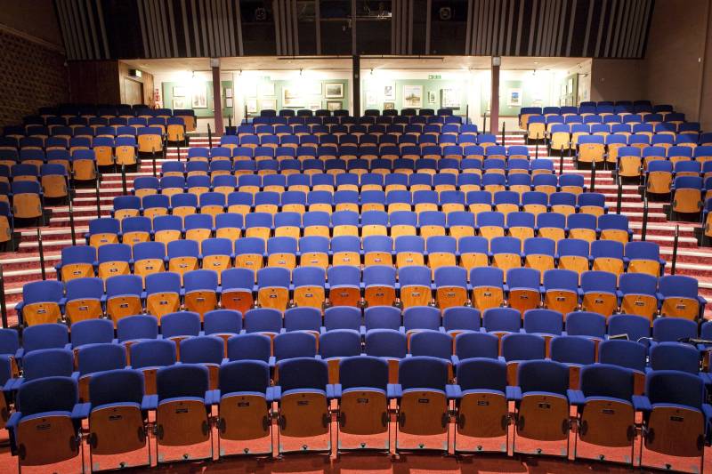 Rows of seats in