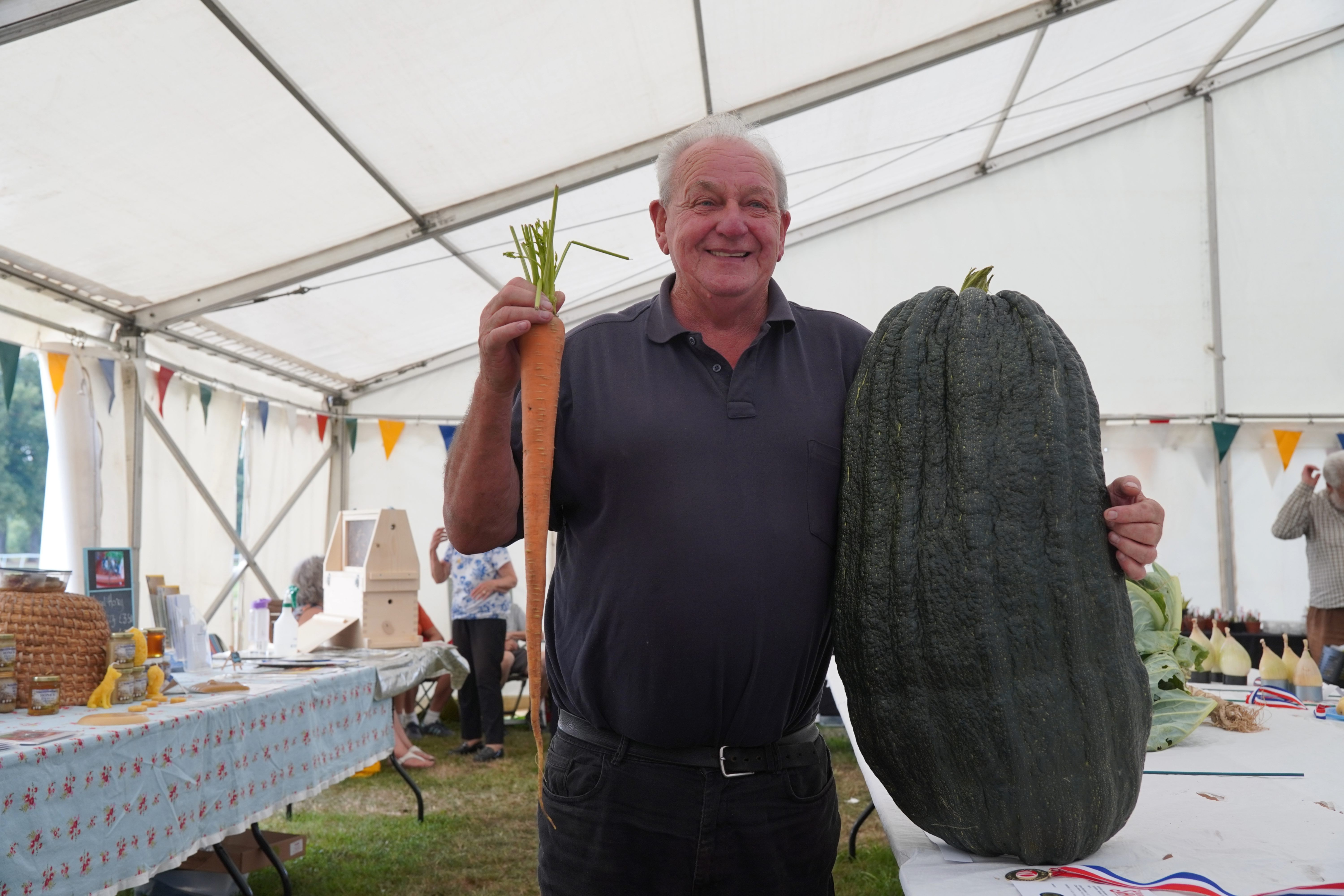 Brian Sampson who won the Best in Show category at Worcester Show