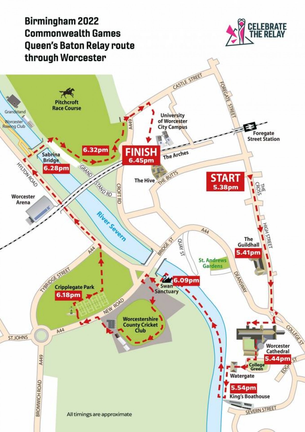 Worcester is ready to welcome the Queen's Baton Relay on Friday - Worcester  City Council