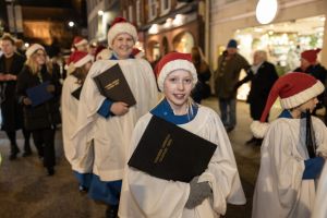 Worcester Cathedral choir members