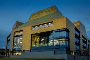 The exterior of The Hive building in Worcester