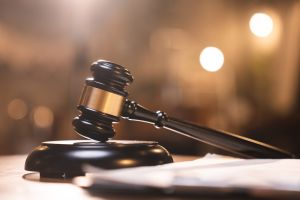 A court room gavel