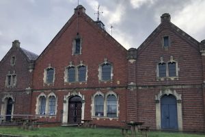 The exterior of the Pump House in Gheluvelt Park