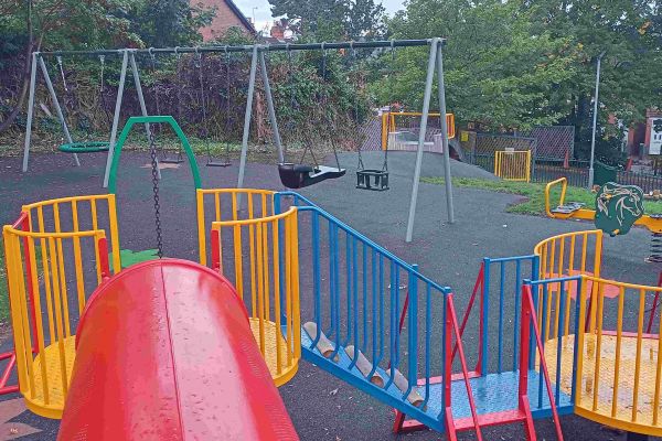 Play area equipment at Horizon Hub