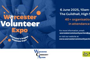 The logo for Worcester Volunteer Expo