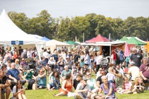 Crowds at the Worcester Show