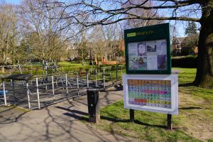 The picture communication boards at Gheluvelt Park