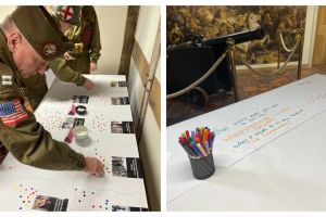 People having their say on what they would like to see in the gallery
